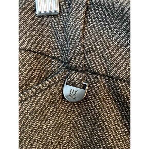 New York & Co Tweed Stretch Blazer & Pants Set Coat sz 10 Pants sz 8L RZ10406 - Picture 14 of 15